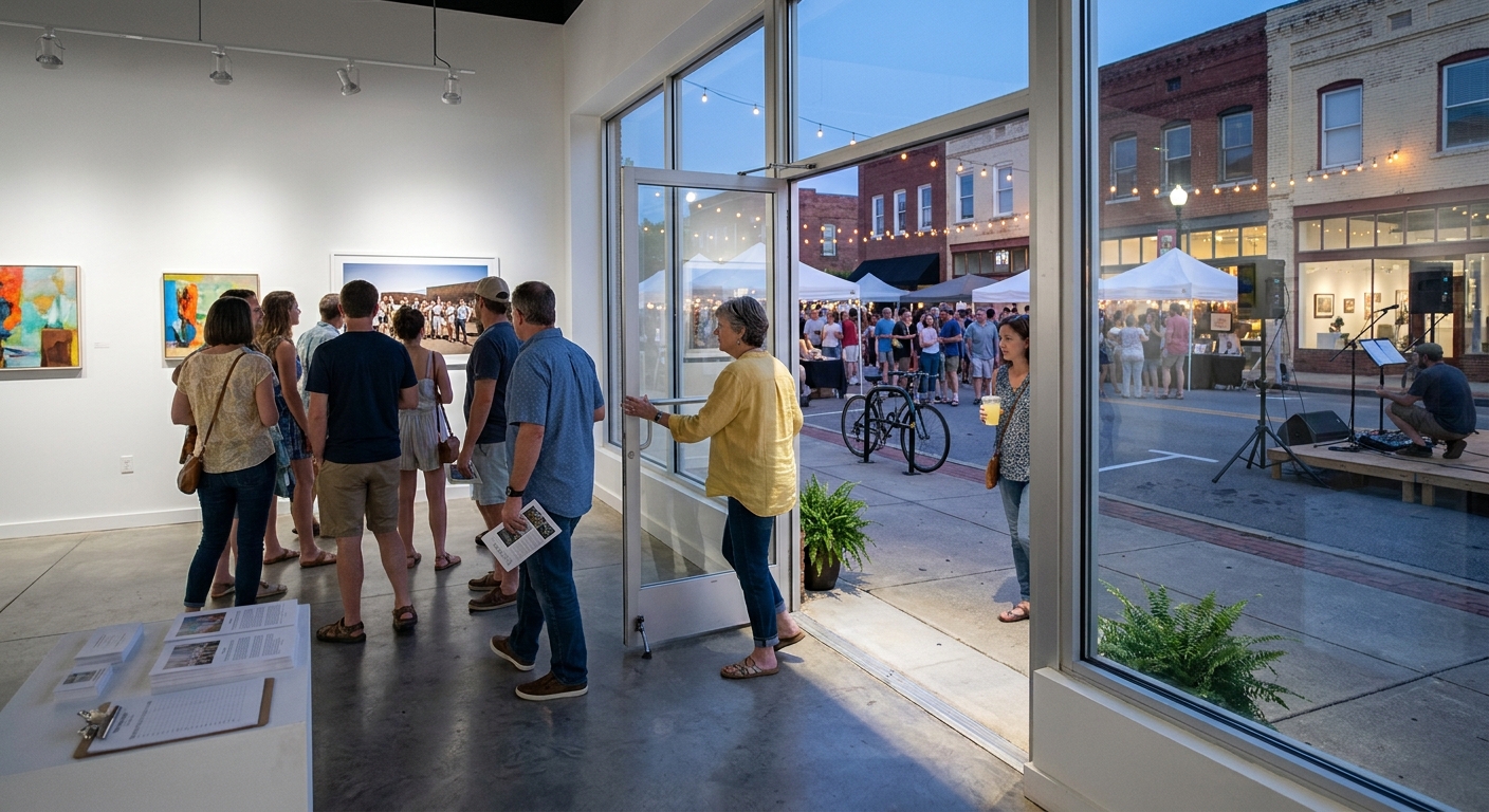 NCMA Winston-Salem Drew 57 Registrants to Free 'ART CRUSH' Field Trip and Block Party on Trade Street
